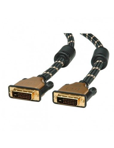 ROLINE Kabel do monitora GOLD DVI M - DVI M (24+1) dual link 1m Roline