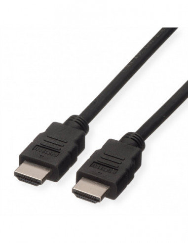 ROLINE Kabel HDMI High Speed + Ethernet, LSOH, M/M, czarny, 1 m Roline