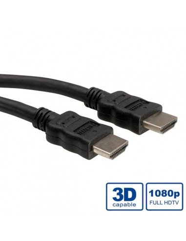 ROLINE Kabel HDMI HighSpeed + Ethernet, M/M, 7.5m czarny Roline