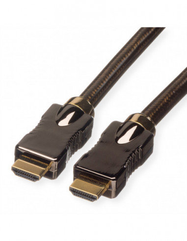 ROLINE Kabel HDMI Ultra HD + Ethernet, M/M, czarny, 1,5 m Roline