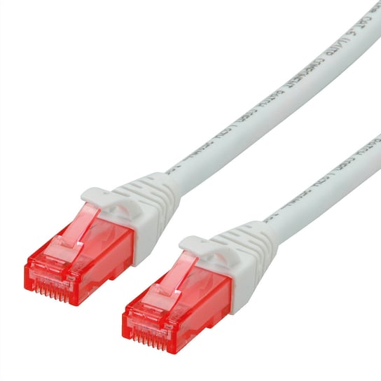 ROLINE Kabel krosowy Cat.6 UTP, Component Level, LSOH, biały, 0,5 m Roline