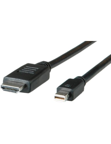 ROLINE Kabel Mini DisplayPort, Mini DP-UHDTV, M/M, czarny, 1m Roline