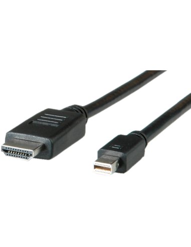 ROLINE Kabel Mini DisplayPort, Mini DP-UHDTV, M/M, czarny, 2m Roline