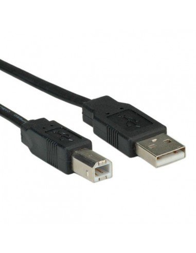 ROLINE Kabel USB 2.0 A-B M-M płaski 0.8m Roline