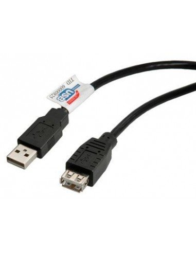 Roline Kabel USB 2.0 A M/F 0.8m Roline