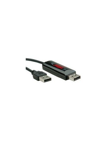 ROLINE Kabel USB 2.0 Data Link Drag i Drop 1.2 m Roline