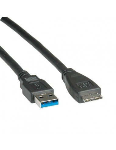 ROLINE Kabel USB 3.0 Typ A M - Micro USB Typ B M 0.8m czarny Roline