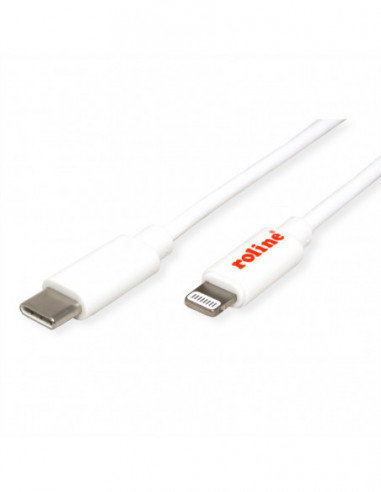 ROLINE Kabel USB Typu C Sync &amp; Charge do urządzeń Apple ze złączem Lightning Roline