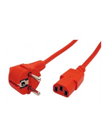 ROLINE Kabel zasilający do monitora IEC 320-C13 1.8m czerwony Roline