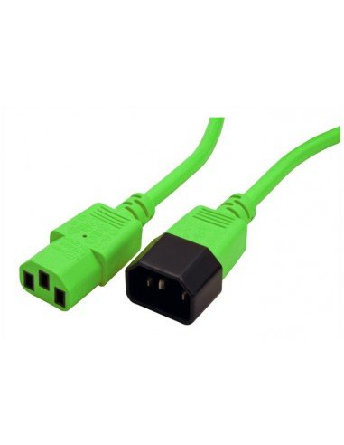 ROLINE Kabel zasilający do monitora IEC320 C14/C13 1.8m zielony Roline