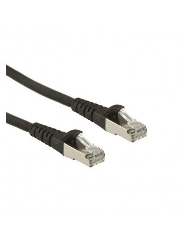 ROLINE Patchcord Kat.6A S/FTP (PiMF) Component Level LSOH czarny 1.5m Roline