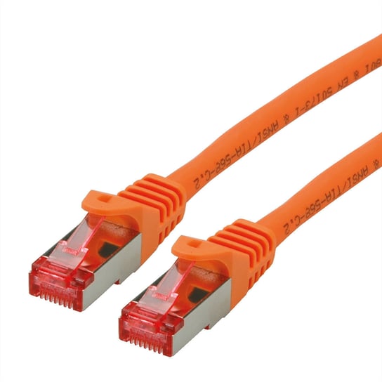 ROLINE patchkabel Cat.6 S/FTP (PiMF), componentniveau, LSOH, oranje, 0,5 m Roline