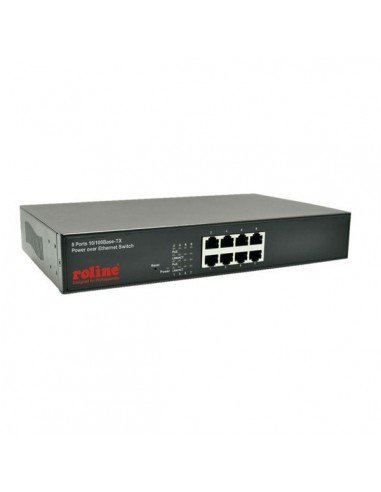 ROLINE PoE Fast Ethernet Switch 130W 8-portowy Roline
