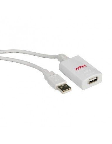 ROLINE Przedłużacz USB 2.0 biały ROTRONIC