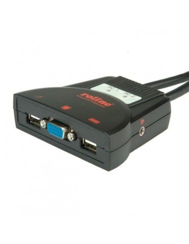 ROLINE Przełącznik KVM Star 1Us/2 PC/Audio/USB Roline