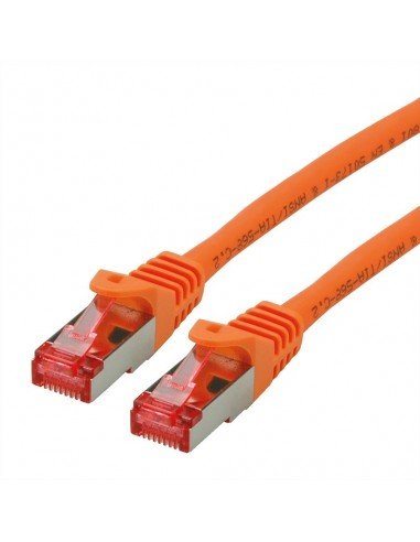 ROLINE S/FTP Patchcord Cat.6 Component Level, LSOH, pomarańczowy, 0.3 m Roline