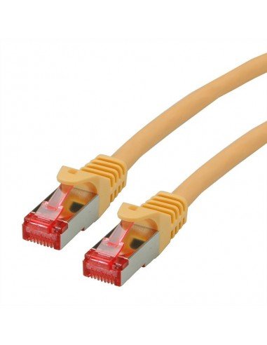 ROLINE S/FTP Patchcord Cat.6 Component Level, LSOH, żółty, 2.0 m Roline