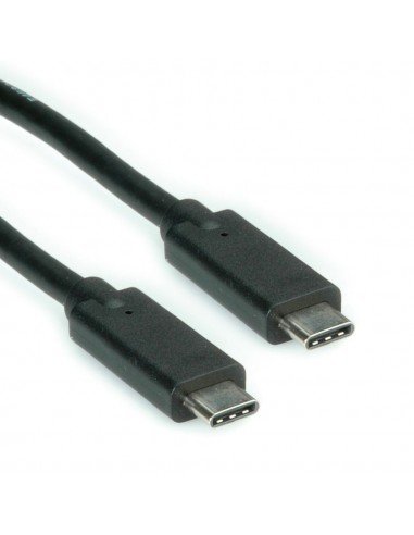 ROLINE USB 3.1 Kabel, C-C, ST/ST, czarny, 0,5 m Roline