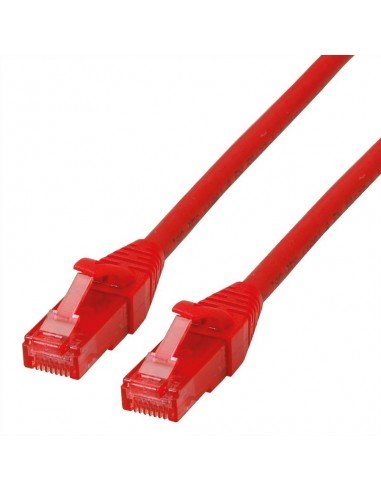 ROLINE UTP Patchcord Cat.6 Component Level, LSOH, czerwony, 0.5 m Roline