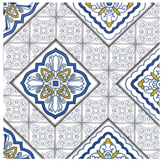 Rolka obrusu z woskowanego płótna Malaga w kolorze niebieskim, 20m Inna marka