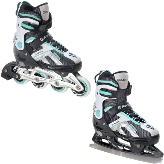 Rolki Łyżwy 2w1 Raven Pulse Black/Mint 40-43 Raven