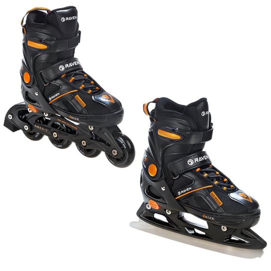 Rolki Łyżwy 2w1 Raven Pulse Black/Orange 40-43 Raven