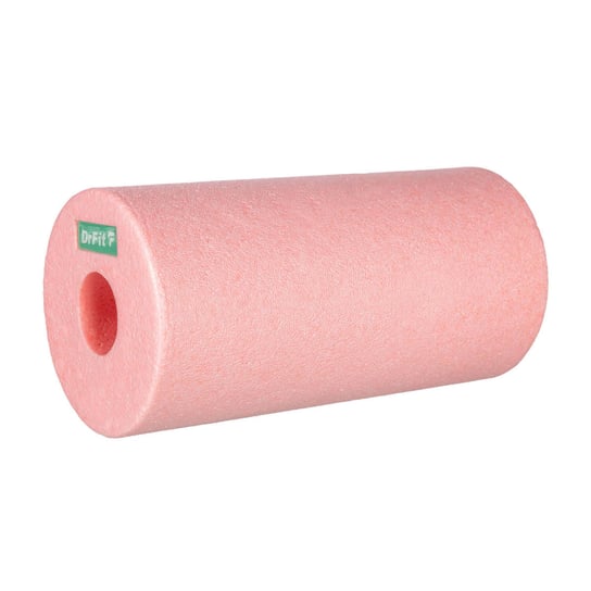 Roller do masażu, rehabilitacji, regeneracji i rozluźniania mięśni gładki ø 33 x 15 cm różowy DrFit DrFit