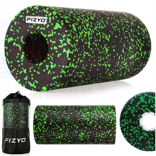 Roller Wałek do Masażu Rehabilitacji FIZYO Gładki Piankowy EPP Fitness 30x15cm Zielony Fizyo