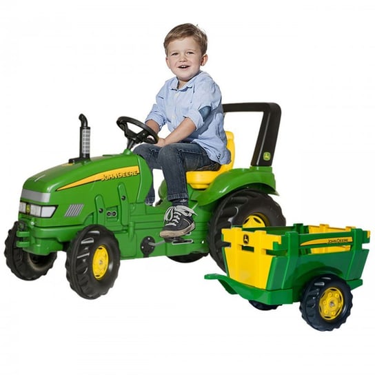 Rolly Toys, John Deere, pojazd Traktor na pedały Rolly Toys