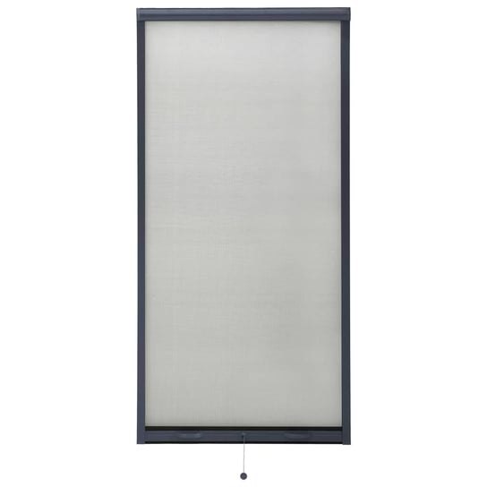 Rolowana moskitiera okienna, antracytowa, 80x170 cm vidaXL