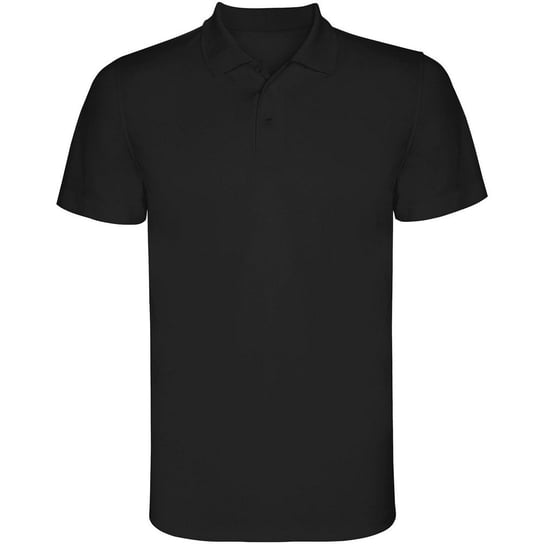 Roly Męska Koszulka Polo Z Krótkim Rękawem Monzha (L / Czarny) ROLY