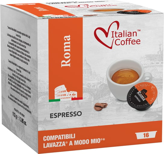 Roma Espresso kapsułki do Lavazza a Modo Mio - 16 kapsułek Italian Coffee