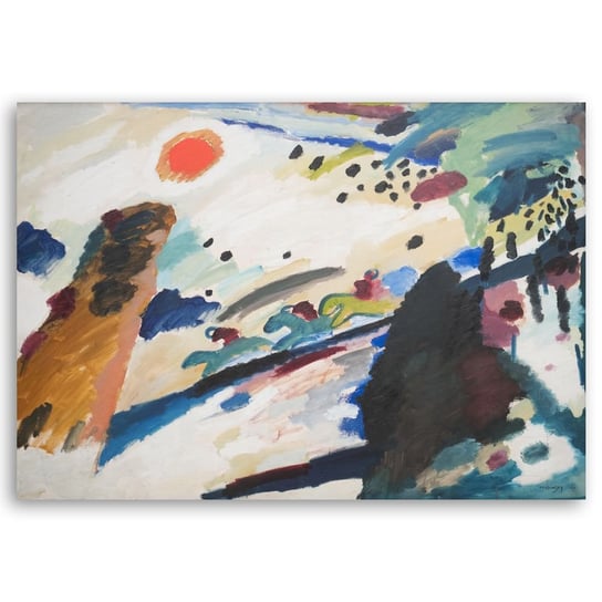 Romantic Landscape - Wassily Kandinsky 50x70 Legendarte