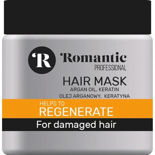 Romantic, Professional Regenerate, maska do włosów, 500 ml Romantic