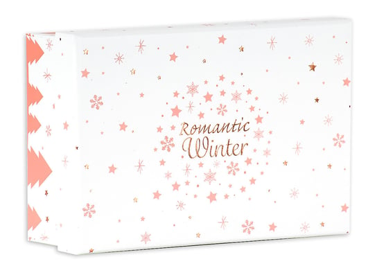 Romantic Winter, Pudełko prezentowe, gwiazdki, jasnoróżowe, L Empik