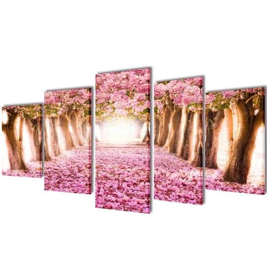 Romantyczny zestaw 5 obrazów na płótnie 100x50 cm  / AAALOE Inna marka