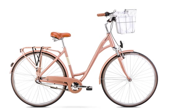 Romet, Rower miejski, Art Deco Eco 28", różowy, 2022, damski Romet