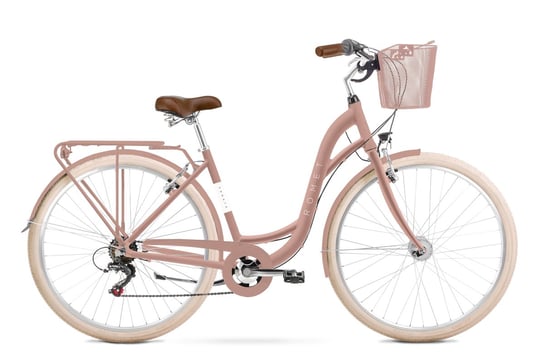 Romet, Rower miejski, Sonata ECO 19 L (2021) 28", różowy Romet