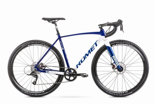 Romet, Rower szosowy, Gravel Boreas 1 700C 28", niebieski 2020 Romet