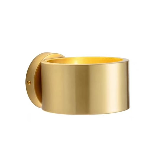 Rondello - nowoczesny kinkiet  złoty duży E27 Iluminar