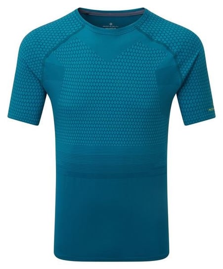 Ronhill, Męska koszulka sportowa, Men's Tech Marathon S/S Tee, niebieska, rozmiar S RONHILL