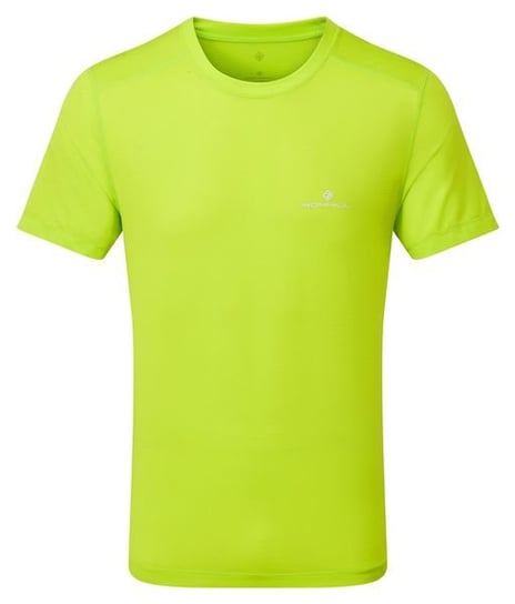 Ronhill, Męska koszulka sportowa, Men's Tech S/S Tee, limonkowa, rozmiar XL RONHILL