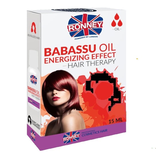 Ronney, Babassu Oil, energetyzujący olejek do włosów, 15 ml Ronney