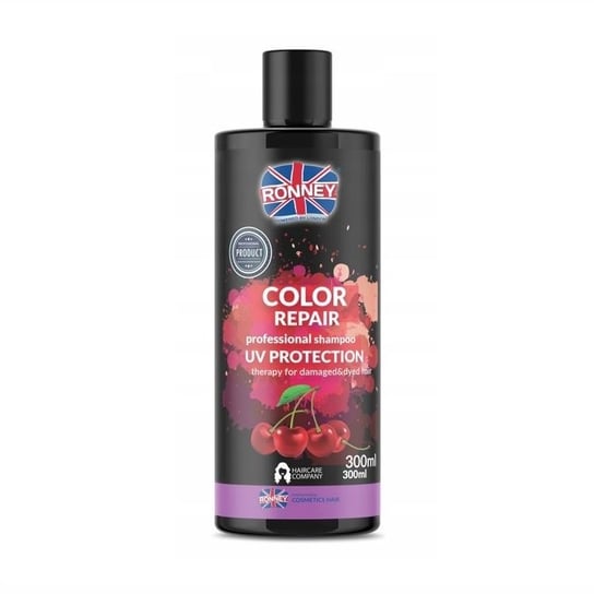 Ronney, Color Repair Professional Shampoo UV Protection szampon chroniący kolor z ekstraktem z wiśni, 300 ml Ronney