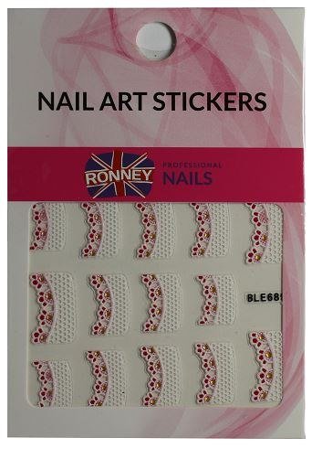 RONNEY - Naklejki na paznokcie NAILART STICKERS RN 146 Ronney