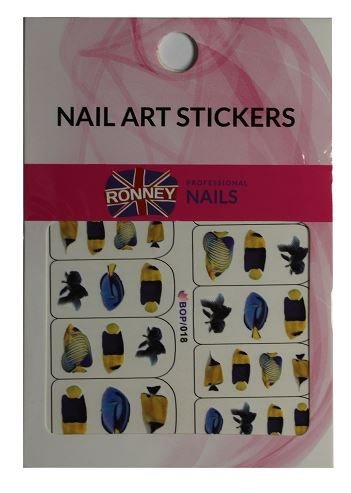 RONNEY - Naklejki wodne na paznokcie NAILART STICKERS RN 172 Ronney