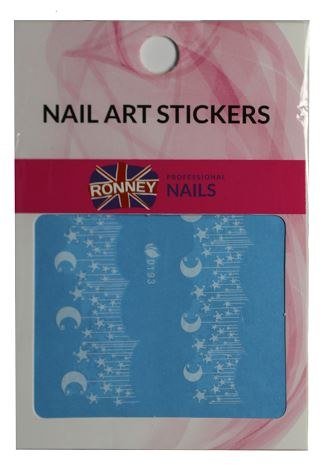 RONNEY - Naklejki wodne na paznokcie NAILART STICKERS RN 182 Ronney