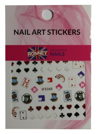 RONNEY - Naklejki wodne na paznokcie NAILART STICKERS RN 237 Ronney