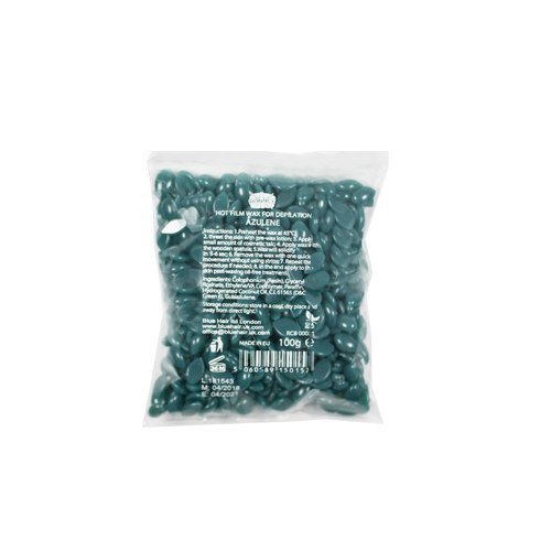 RONNEY - Perełki wosku do depilacji azulanowe HOT FILM WAX AZULENE 100 g Ronney