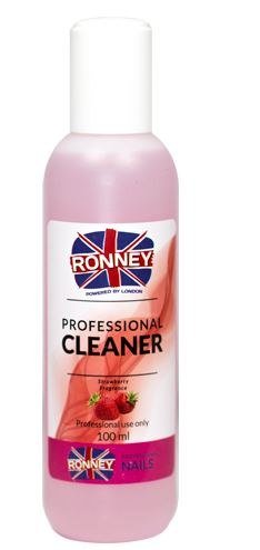 RONNEY - Profesjonalny cleaner do paznokci o zapachu truskawki CLEANER STRAWBERRY 100 ml Ronney